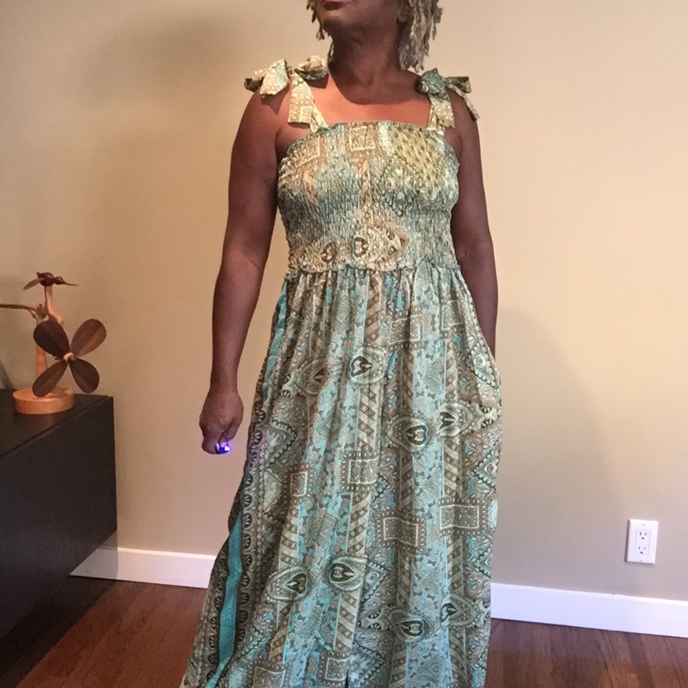 NWT Shoulder Tie Jumpsuit w Elasticized Bodice - Picture 3 of 3